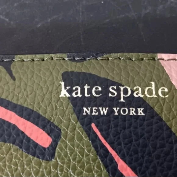 Kate Spade Multicolor Leaf Print Wallet - Picture 4 of 5